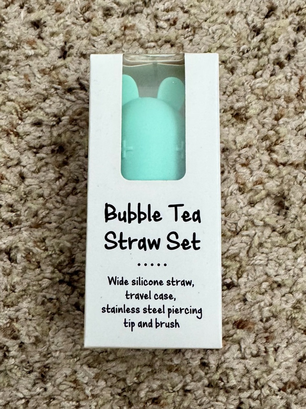 We Might Be Tiny Bubble Tea Straw Keepie Set